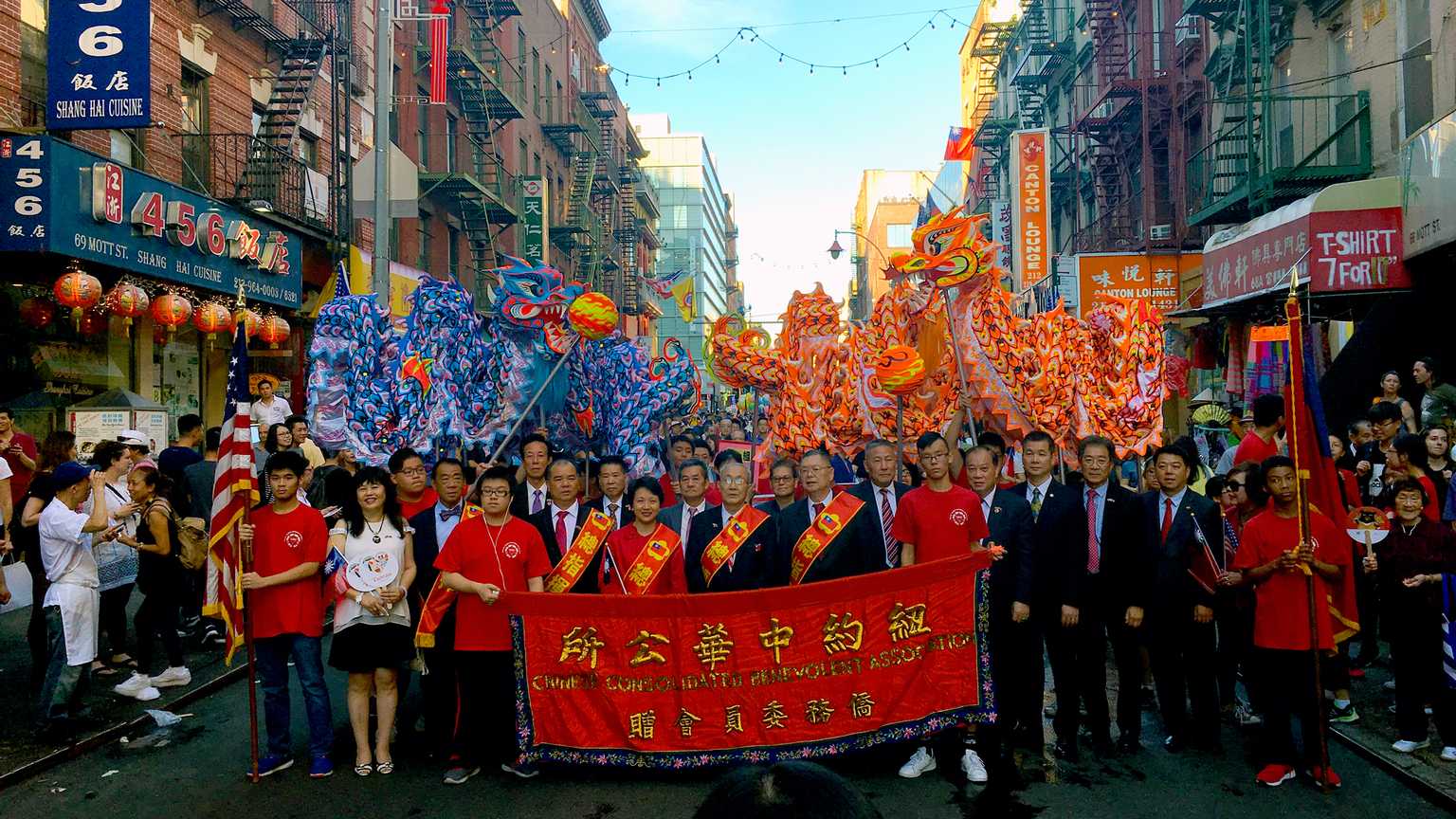 A parade in celebration of Taiwan's National Day